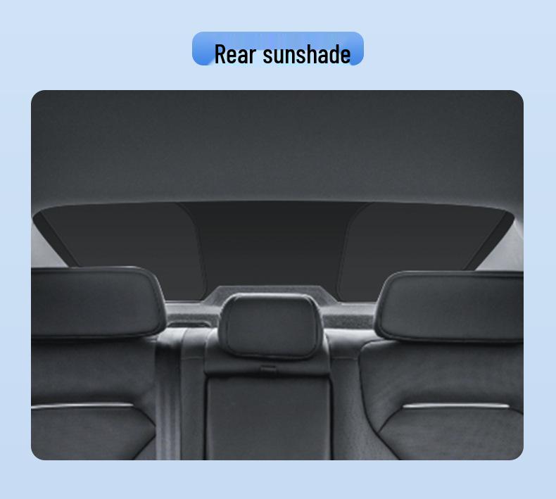 Compatible with Xiaopeng P7: Car Window Sunshade for Heat Insulation, Sun Protection, and Privacy.