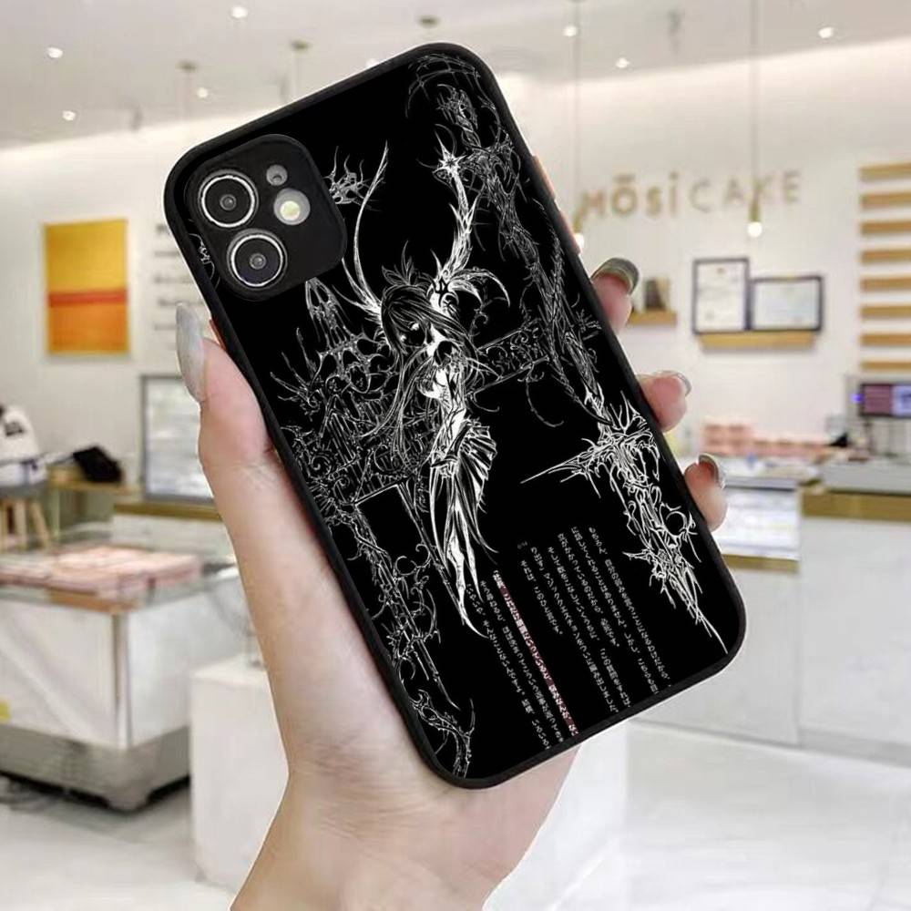 Gothic Coquette Cybersigilism Phone Case For IPhone 16 15 14 X XR XS 7 8 Plus 11 12 13 Pro MAX 13mini Matte Shockproof Case