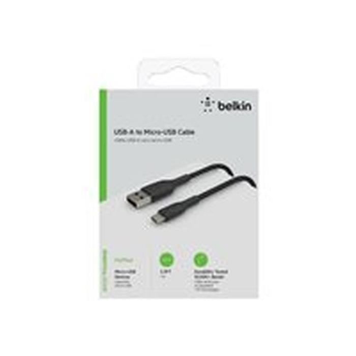 Belkin Câble Tressé USB-A Vers MicroUSB 1m Noir