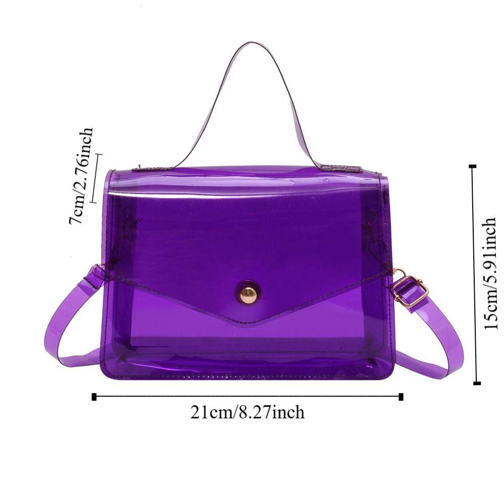 Waterproof Clear Tote Bag Portable Handbags Simple Women's Bag  Commuting