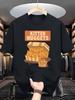 Unisex Rundhals Kurzarm T-Shirt Niedliche Kätzchen Nuggets Cartoon Print Weiche Baumwolle Locker Männlich Sommer Lustiges Tier Tägliche Freizeit Basic Kleidung