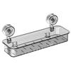 Wall Mounted Shower Caddy No Drilling Shower Organizer Suction Cup Bathroom Shelves Rack for Bathroom Kitchen