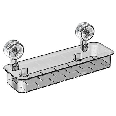 Wall Mounted Shower Caddy No Drilling Shower Organizer Suction Cup Bathroom Shelves Rack for Bathroom Kitchen