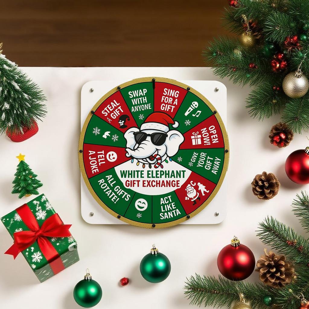 Funny Exchange Party Game Turntable, Gift Exchange Family Game, Christmas Stocking Gift Exchange Turntable Game, Suitable For Men And Women