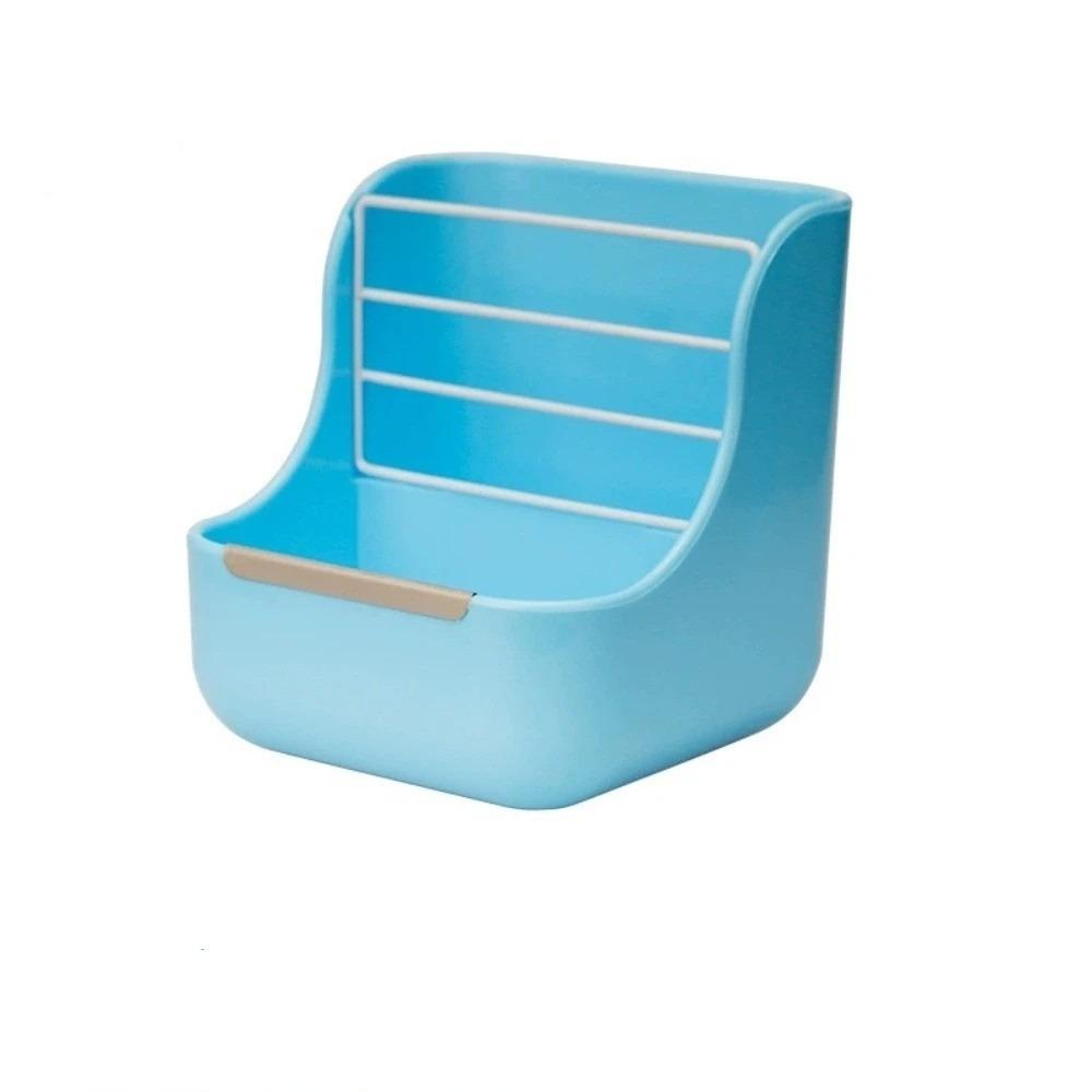 Indoor Use Hay Feeder Fixed Grass Rack Small Animal Feeder Food Container Small Animals синий
