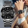 SUNKTA Mens Watches Waterproof Stainless Stainless steel strap for Men Analog Quartz Fashion Business Designer Wristwatch