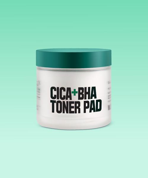 W.Skin Lab Cica Plus BHA Toner Pad 70ea