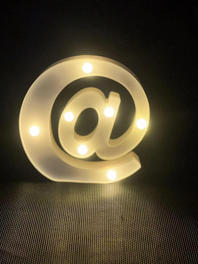 LED Love Letter & Number Lights for Valentine's Proposal Decor