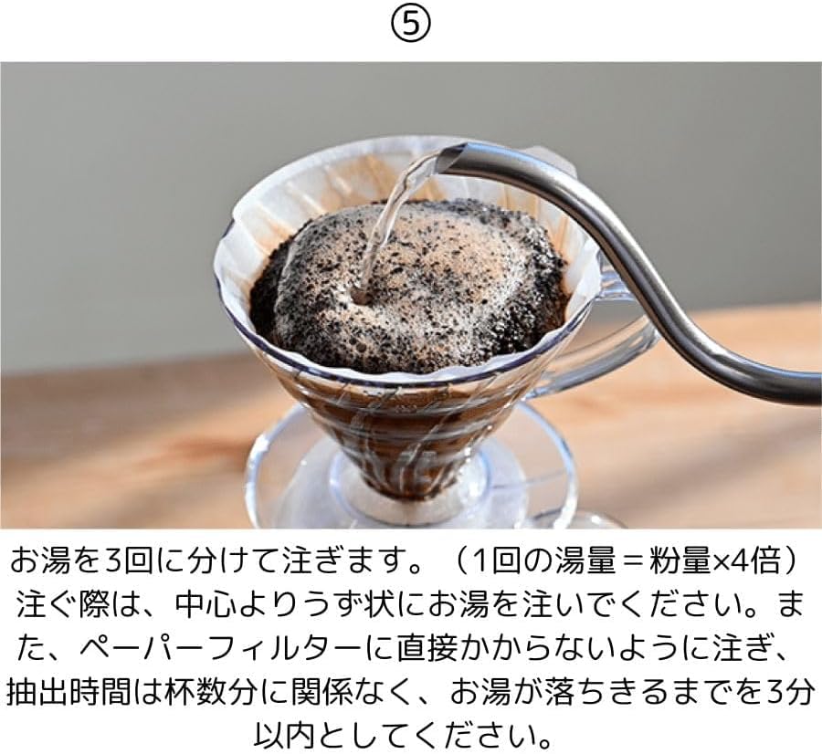 No-brand product Hario V60 Coffee Paper Filter 03W VCF-03-100W White 100 Sheets x 2 Bags Set for 1-6 Cups Cone Dripper Conical Pour Over Made in