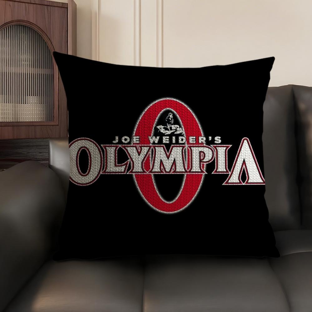 Brand M-Mr. O-Olympia Cushion Cover Summer Breathable Linen Organic Fabric Double-Sided Printing Sofa Pillow Case Home Decor