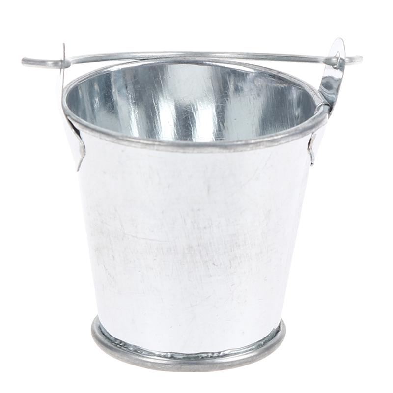 1Pc 1:12 1/6 Dollhouse Miniature Metal Bucket Dolls House Kitchen Accessories