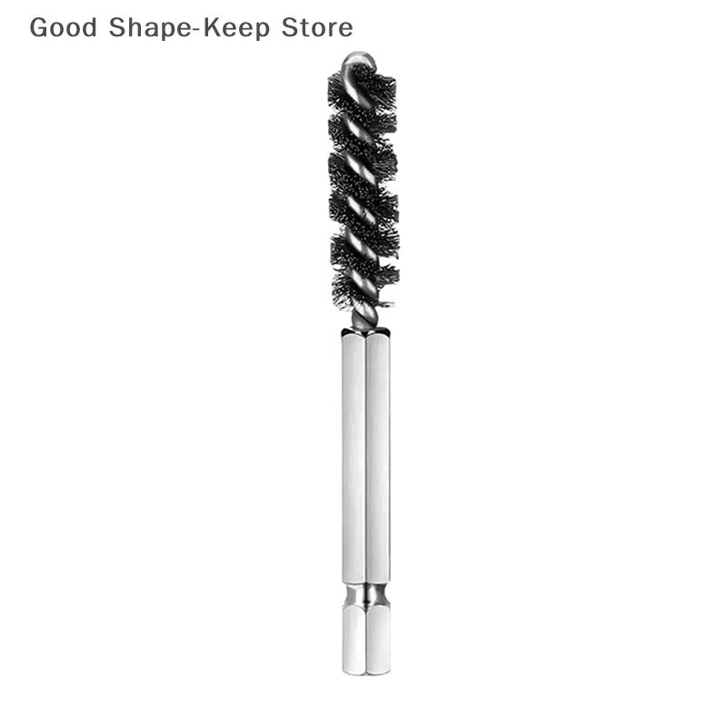 Electric Drill Adapter Golf Club Head Cleaner Rust Remover Brush Hexagonal Rod Iron Head Polish for Golf Clubs Head Hosel