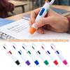 1pcs Press Type Carabiner Buckle Pen Plastic Neutral Pen Portable Ballpoint Pen  Students