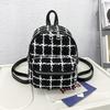 Backpack Plaid New Women's Bag Trendy Fashion Backpack Bag