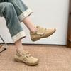 Grape mother summer new big head cute ugly sneakers 2025 fashion Korean version big head retro dad shoes women's outer wear