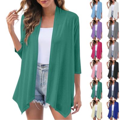 Women's Fashion Casual Comfortable Solid Color Cardigan Jacket