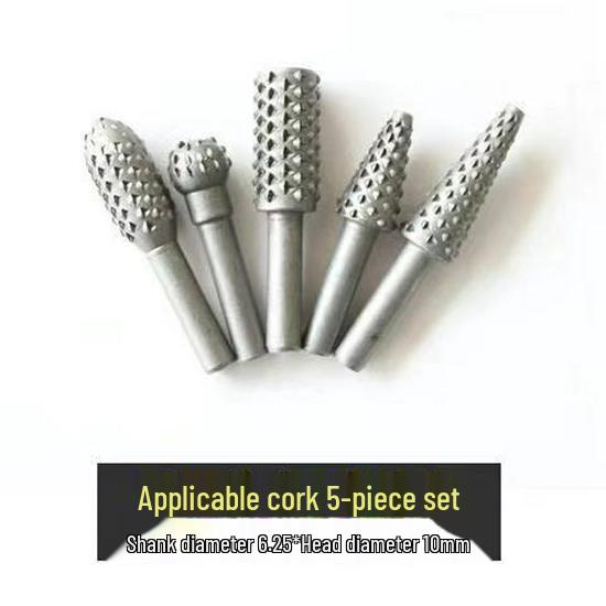 Electric Rotary Woodworking Tool Set: Irregular File, Wood File, Tea Tray Grinder, Root Carving Knife