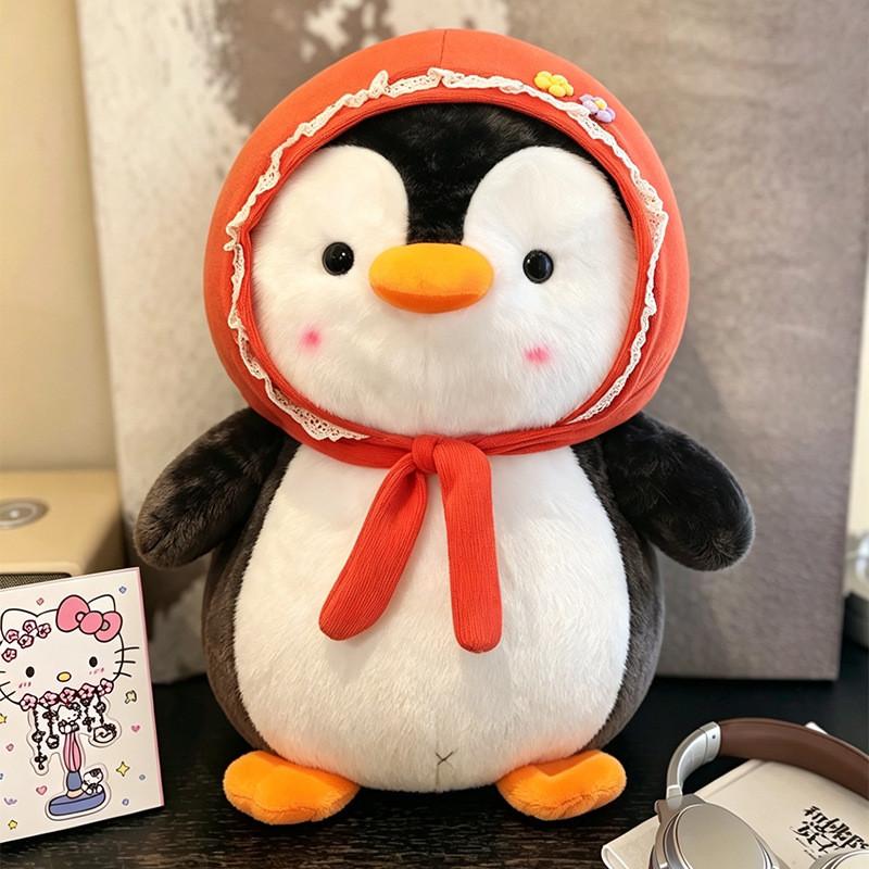 Peluche Pinguino con Sciarpa per Bambini e Collezionisti