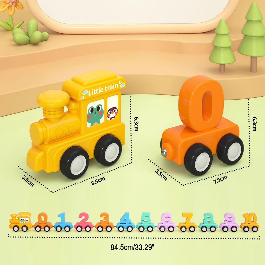 Magnetic Number Train Set Digital Learning Educational Toys Number Counting Color Sorting Preschool Learning Train Toy