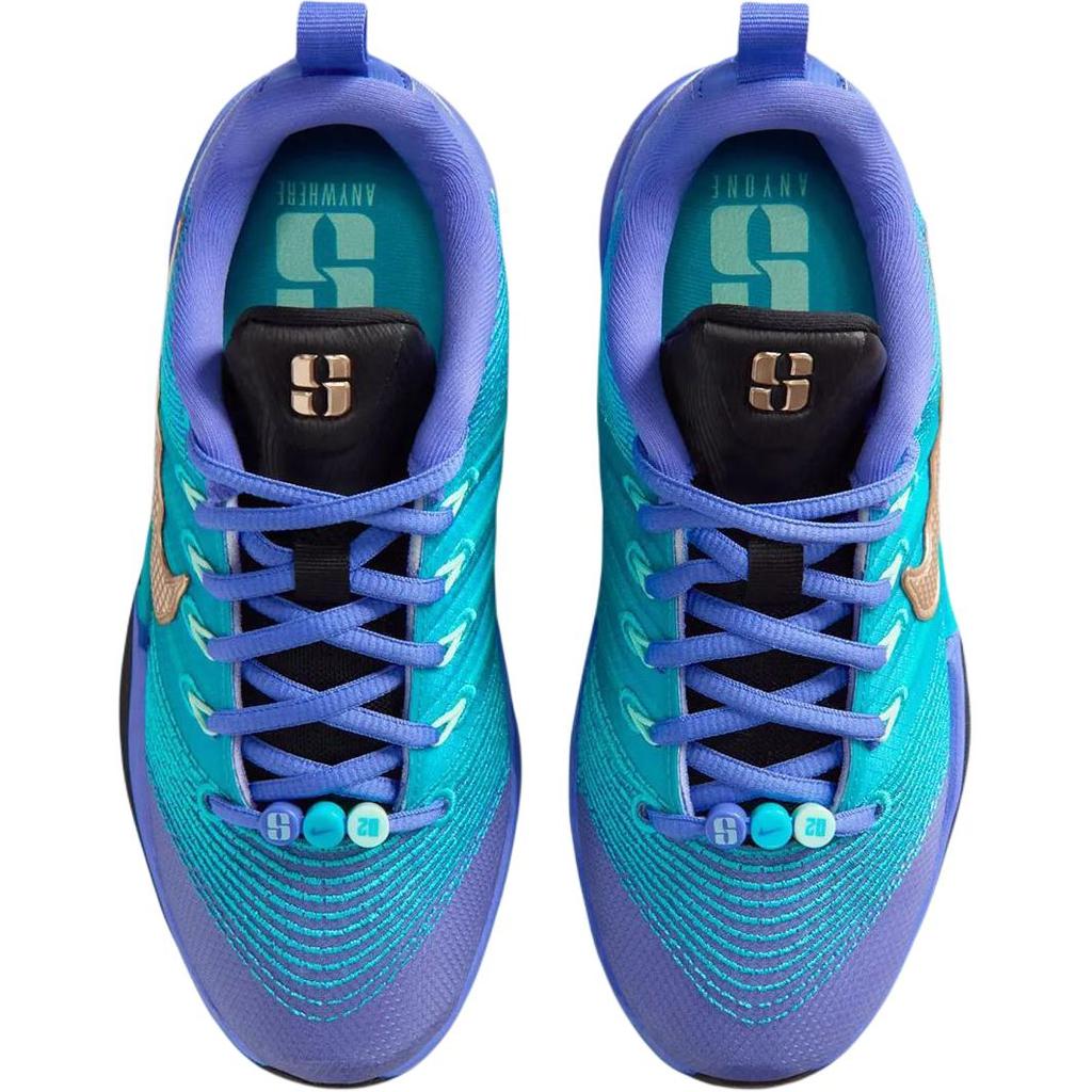 Nike Sabrina 3 GS Safir Unisex Spor Ayakkabı Mor Pus Tozlu-Kaktüs IQ0831-500