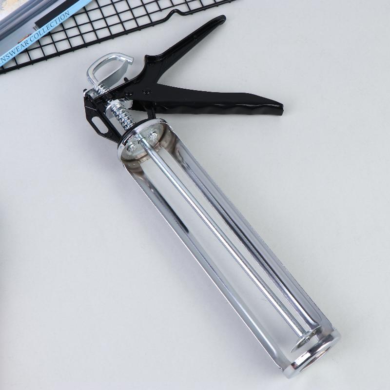 Pistola per Colla per Vetro 360° Rotante Multifunzione Pistole Manuali per Stuccatura Sigillanti Adesivi Per Porte e Finestre Riempimento in Silicone Utensili a Mano
