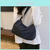 Stylish Nylon Tote Bag For Women In Beige And Black With Spacious Design For Daily Use