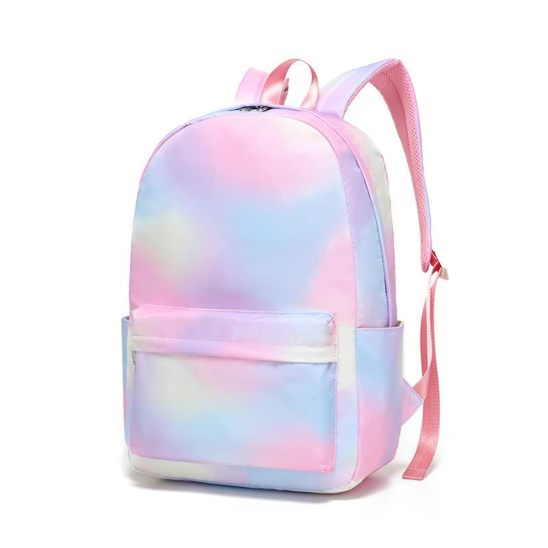 Schoolbag Female College Style Small Fresh Backpack Simple Cute Student Backpack Three-piece Set