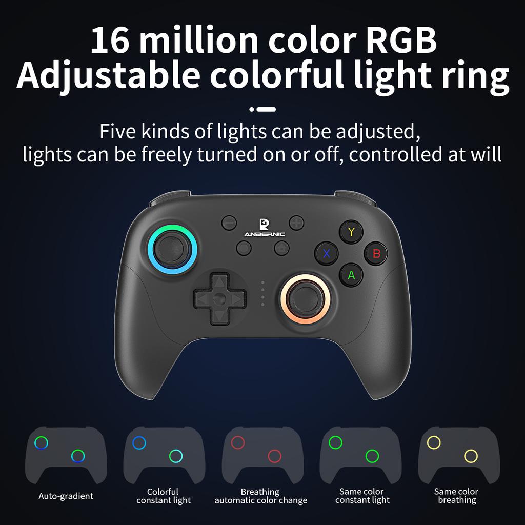 Wireless Bluetooth Wired USB Gamepad Gaming Control for Switch IPhone Android IOS Mobile PC Phone Cell Controller Hall Game Pad