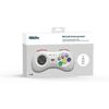 8bitdo Manette sans fils 8 boutons, couleur Blanche/White compatible sur Switch, Sega Genesis mini &amp; Mega Drive mini