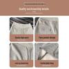 Women's Plus Size Low-Waist Black Drawstring Sports Shorts - Spicy, Slimming, Hip-Hugging, Casual Hot Pants for Autumn