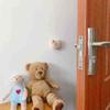 Ins Korean Bear Children's Room Door Rear Handle Silent Anti-collision Sticker Cushion Anti-Bump Wall Protector Door Stopper