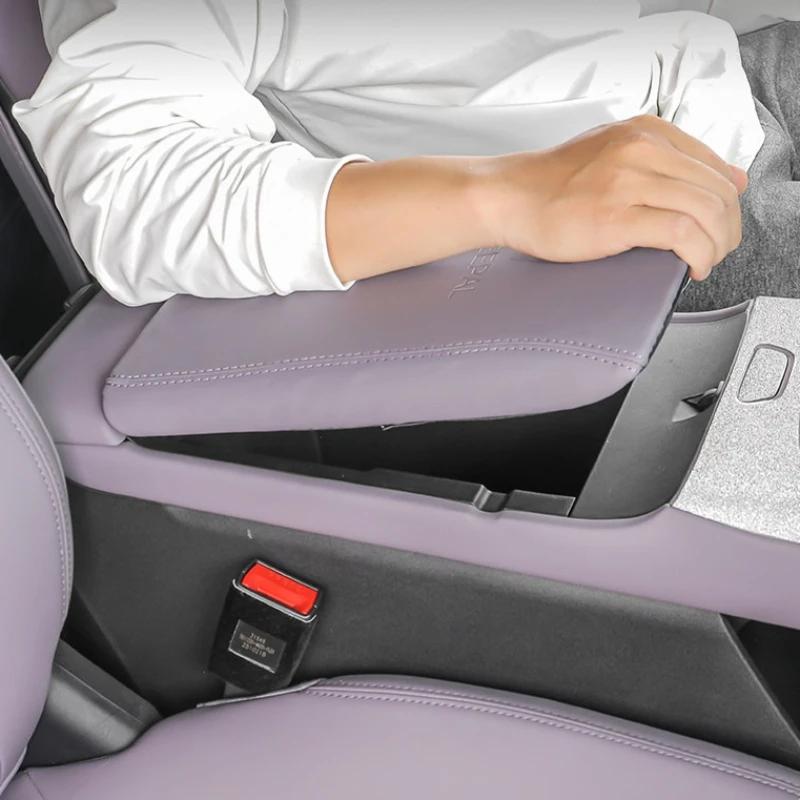 For Changan DEEPAL L06 Dedicated Seat Armrest Box Cover Central Storage Box Protective Pad Car Interior Modified Accessories