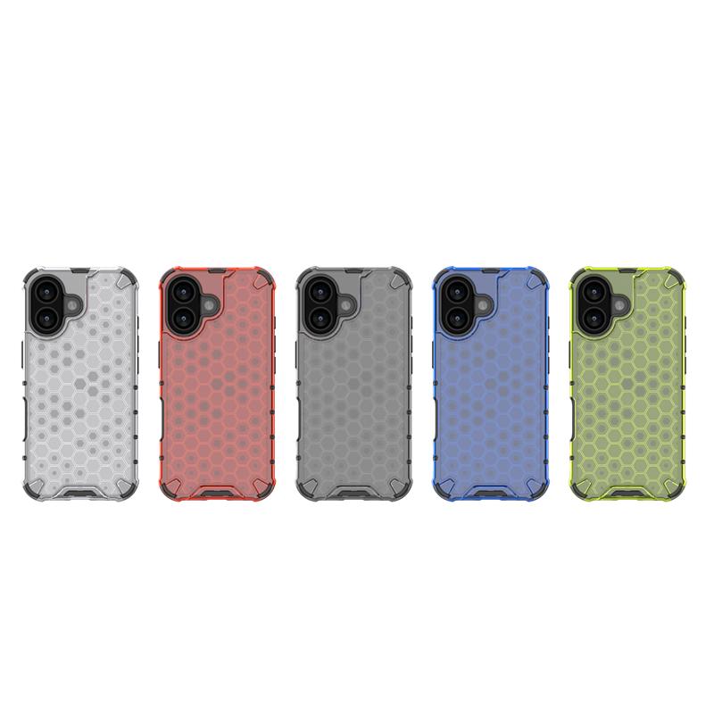 For iPhone 17 Case iPhone 17 Cover Honeycomb Style Bumper Shield Protective Back Phone Cases For iPhone 17 Air Pro Max Funda