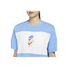 Nike Sportswear Logo Color Block A-Line Sports Short Sleeve Dress Women dresses DM6763-412