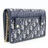 Dior 2WAY waist pouch Shoulder Bag Trotter Oblique Navy/Gold Hardware canvas/leather Women Used