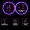 RGB Ambient Light Wireless Wall Lamp USB Rechargeable Motion Sensor RGB Gradient Lamp Magnetic Sticker Remote Control