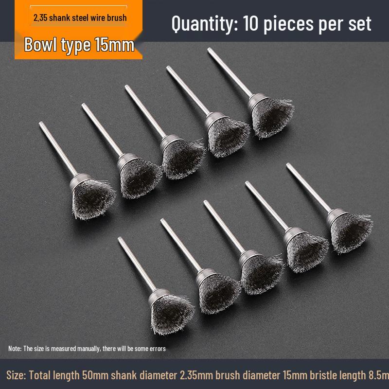 Electric Grinder Steel Wire Brush - Rust & Polishing Head for Walnut & Wenwan Grinding, Steel & Electric Brush.