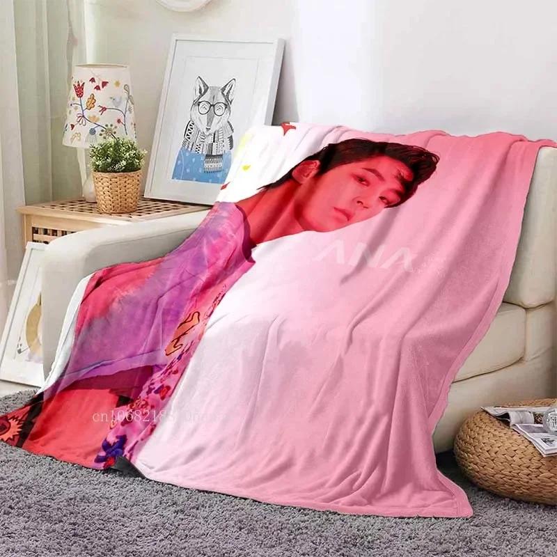 Hwang In Yeop Soft Flannel Blanket Kd Star Poster Blanket Sofa Bed Bedroom Living Room Portable Home Travel Break Blanket