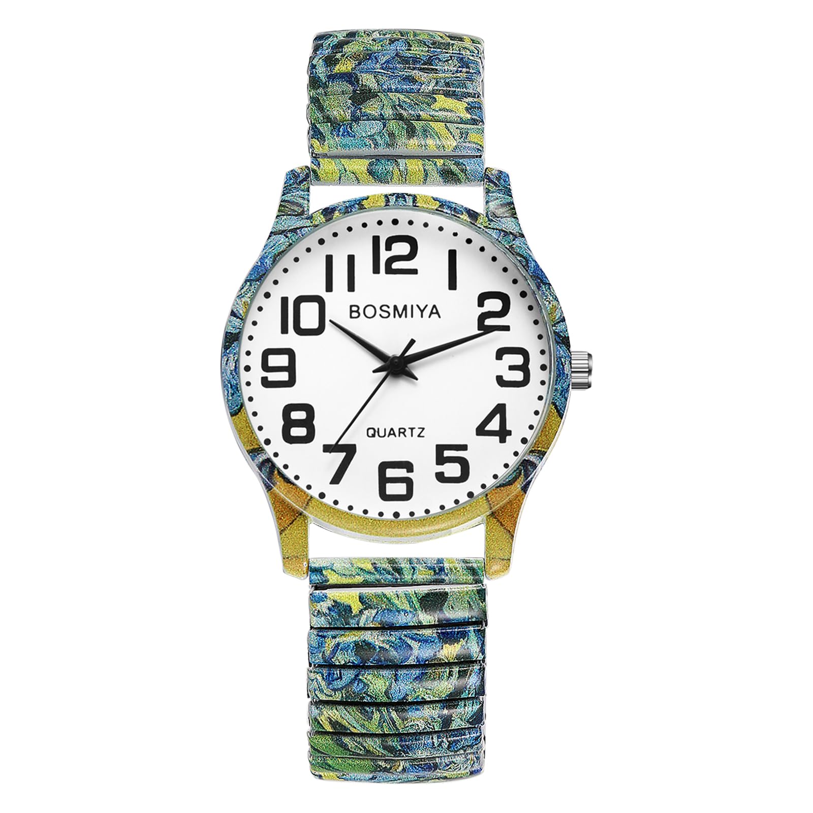 

Women s Watch, Van Gogh s Irises, Cute Antique Design: Analog, Waterproof, Stainless Steel Strap, Bohemian Watch, Fashion Accessory