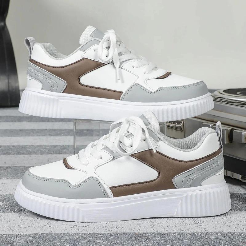 Koreanisch Trendige Modische Dicke Sohle Lässige Sportschuhe Weich Bequem Outdoor Paar-Stil Trendschuhe Synthetisches Innenmaterial