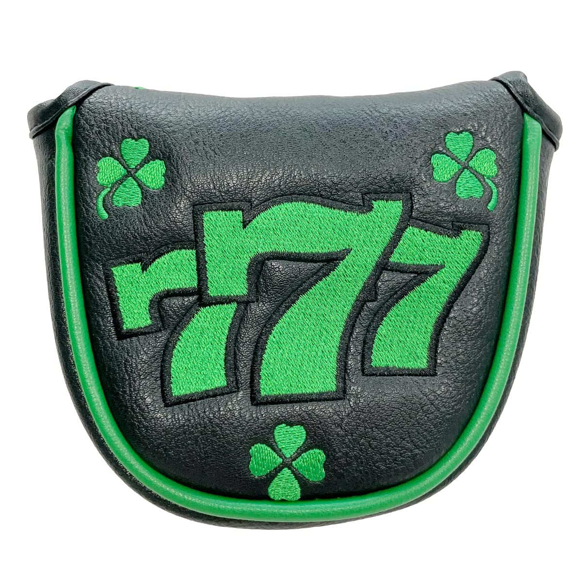 Golf Cover Head Cover Putter Cover for Mallet Compatible with чёрный