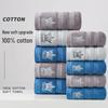 Unisex Antibacterial Quick-Dry Pure Cotton Bath & Face Towel - Soft, Absorbent & Thickened