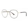 Full Rim Oval Brown Gold Smartbuy Collection Tiane 916a Fashion Unisex Eyeglasses