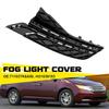 Front Bumper Fog Light Cover Bezel For Honda Odyssey 2014-2017 Passenger Black