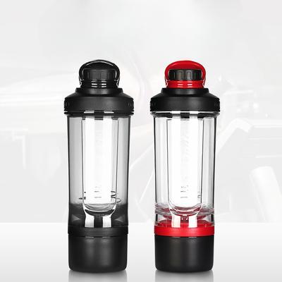 Großer Obst-Plastikbecher Dreischichtiger Fitness-Trainingsbecher für Muskelproteinpulver-Shake