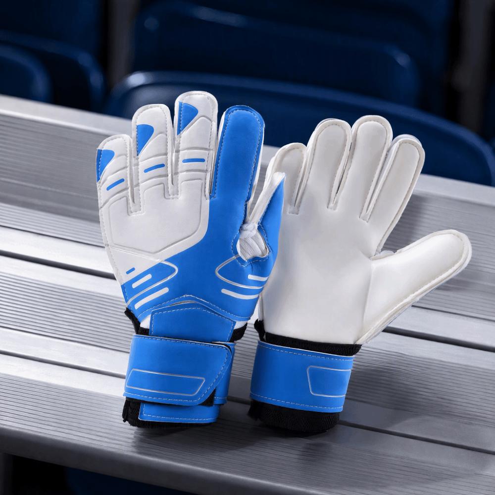 2pcs Adult Size 10 Goalkeeper Gloves Black Color Match Gloves Soccer Match Play