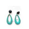 2025 New Retro Hong Kong Style Colorful Earrings: Luxury, High-End Studs, Exaggerated Fashion for Women