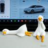 Resin Cartoon Animal Decor For Desk Car Dashboard Tv Monitor Gift Idea Cute 3D Duck Figurine Mini Resin Duck Ornament Playful