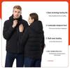 Men's 15-Zone USB Heated Cotton Jacket: Smart, Constant Temperature for Winter Cold Protection