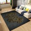 3D Steampunk Mechanical Cogs Gears Area Rug Large,Carpet Rug for Living Room Bedroom Sofa,Kitchen Doormat Non-slip Floor Mat